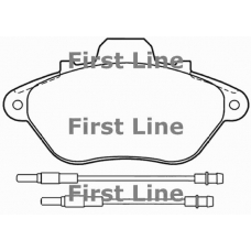 FBP1340 FIRST LINE Комплект тормозных колодок, дисковый тормоз