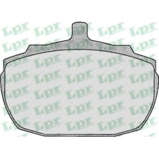05P321 LPR Комплект тормозных колодок, дисковый тормоз