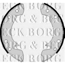 BBS6106 BORG & BECK Комплект тормозных колодок