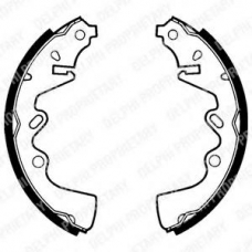 LS1302 DELPHI Комплект тормозных колодок