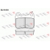BL1141A1 FTE Комплект тормозных колодок, дисковый тормоз