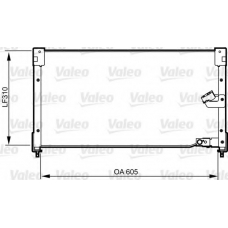 817781 VALEO Конденсатор, кондиционер