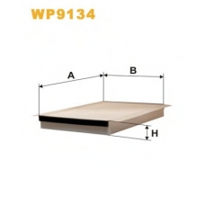 WP9134 WIX Фильтр, воздух во внутренном пространстве