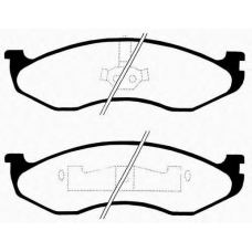 J PA-K03AF JAPANPARTS Комплект тормозных колодок, дисковый тормоз
