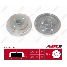 C62009ABE ABE Тормозной барабан