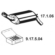 17.1.06 EBERSPACHER Глушитель выхлопных газов конечный