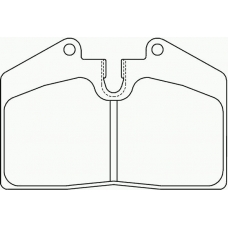 MDB1992 MINTEX Комплект тормозных колодок, дисковый тормоз