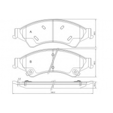 12-1527 E.T.F. Комплект тормозных колодок, дисковый тормоз