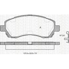 8110 68172 TRIDON Brake pads