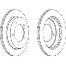 DDF746-1 FERODO Тормозной диск