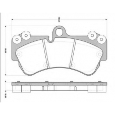BLF1470 QUINTON HAZELL Комплект тормозных колодок, дисковый тормоз