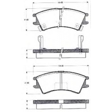 BLF1115 QUINTON HAZELL Комплект тормозных колодок, дисковый тормоз