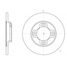 D6031.00 WOKING Тормозной диск