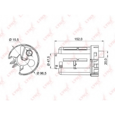 LF365M LYNX Фильтр топливный
