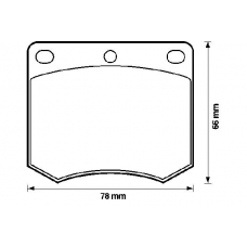 571247X BENDIX Комплект тормозных колодок, дисковый тормоз