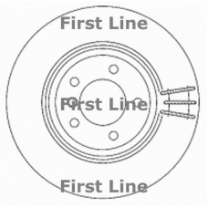 FBD1519 FIRST LINE Тормозной диск