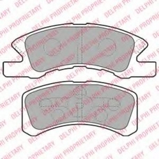 LP1918 DELPHI Комплект тормозных колодок, дисковый тормоз