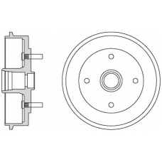 VBD611 MOTAQUIP Тормозной барабан