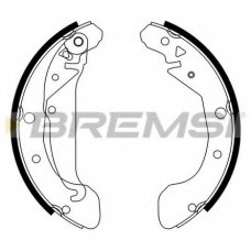 GF0632 BREMSI Комплект тормозных колодок