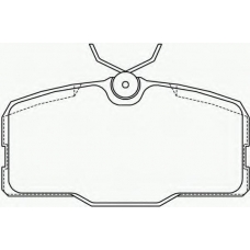 2075101 TEXTAR Комплект тормозных колодок, дисковый тормоз