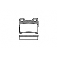 0417.10 REMSA Комплект тормозных колодок, дисковый тормоз