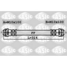 6606087 SASIC Тормозной шланг