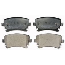 B110854 DENCKERMANN Комплект тормозных колодок, дисковый тормоз