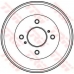 DB4047 TRW Тормозной барабан