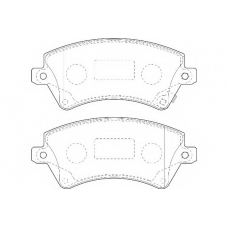 WBP23766A WAGNER LOCKHEED Комплект тормозных колодок, дисковый тормоз