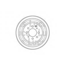 DB4072 TRW Тормозной барабан