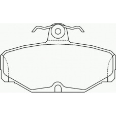 P 24 018 BREMBO Комплект тормозных колодок, дисковый тормоз