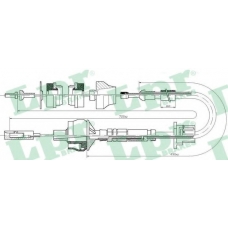 C0027C LPR Трос, управление сцеплением