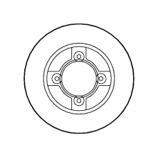 NBD 039 NATIONAL Тормозной диск