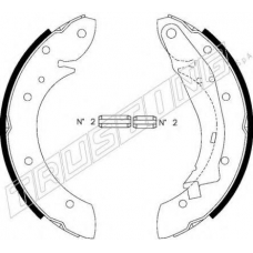 022.033 TRUSTING Комплект тормозных колодок
