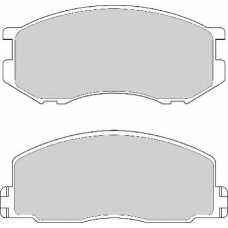 FD6265A NECTO Комплект тормозных колодок, дисковый тормоз