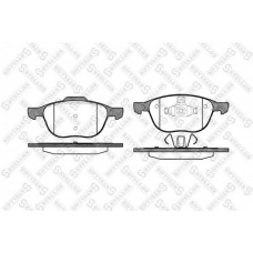 1109 014-SX STELLOX Комплект тормозных колодок, дисковый тормоз