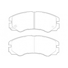 WBP21845A WAGNER LOCKHEED Комплект тормозных колодок, дисковый тормоз