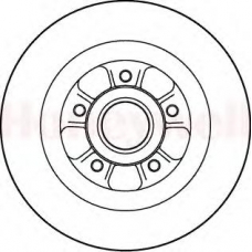 562184B BENDIX Тормозной диск