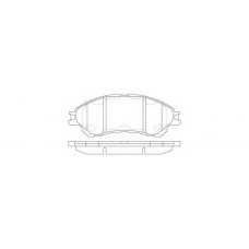 FP9213 FIT Комплект тормозных колодок, дисковый тормоз