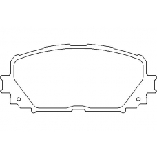 MDB2956 MINTEX Комплект тормозных колодок, дисковый тормоз