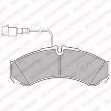 LP2185 DELPHI Комплект тормозных колодок, дисковый тормоз