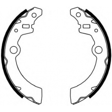 BS1180 QUINTON HAZELL Комплект тормозных колодок