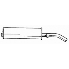 50612 SIGAM Глушитель выхлопных газов конечный