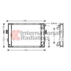 28002023 VAN WEZEL Радиатор, охлаждение двигателя