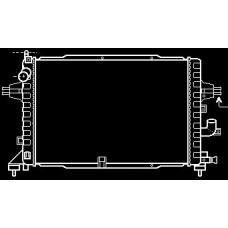 020M59 J. DEUS Радиатор, охлаждение двигателя