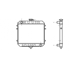 OL2034 AVA Радиатор, охлаждение двигателя