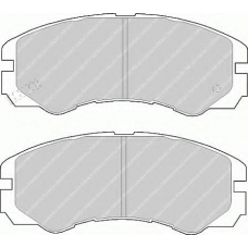 FDB1015 FERODO Комплект тормозных колодок, дисковый тормоз