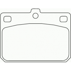 MDB1069 MINTEX Комплект тормозных колодок, дисковый тормоз