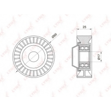 PB-5007 LYNX Ролик руч.ремня fiat doblo,pal