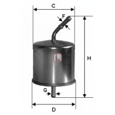 S 1625 B SOFIMA Топливный фильтр